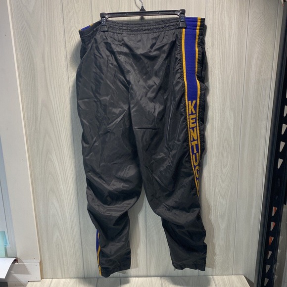 Vtg Track Pants Kentucky Wildcat Nylon Windbreaker Leg Zip Medium - Picture 5 of 8